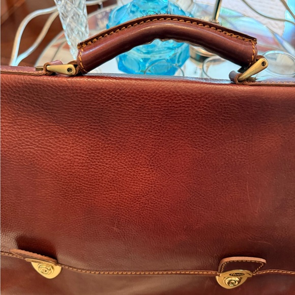 Brown Leather Men's Bag FLOTO - Picture 4 of 14